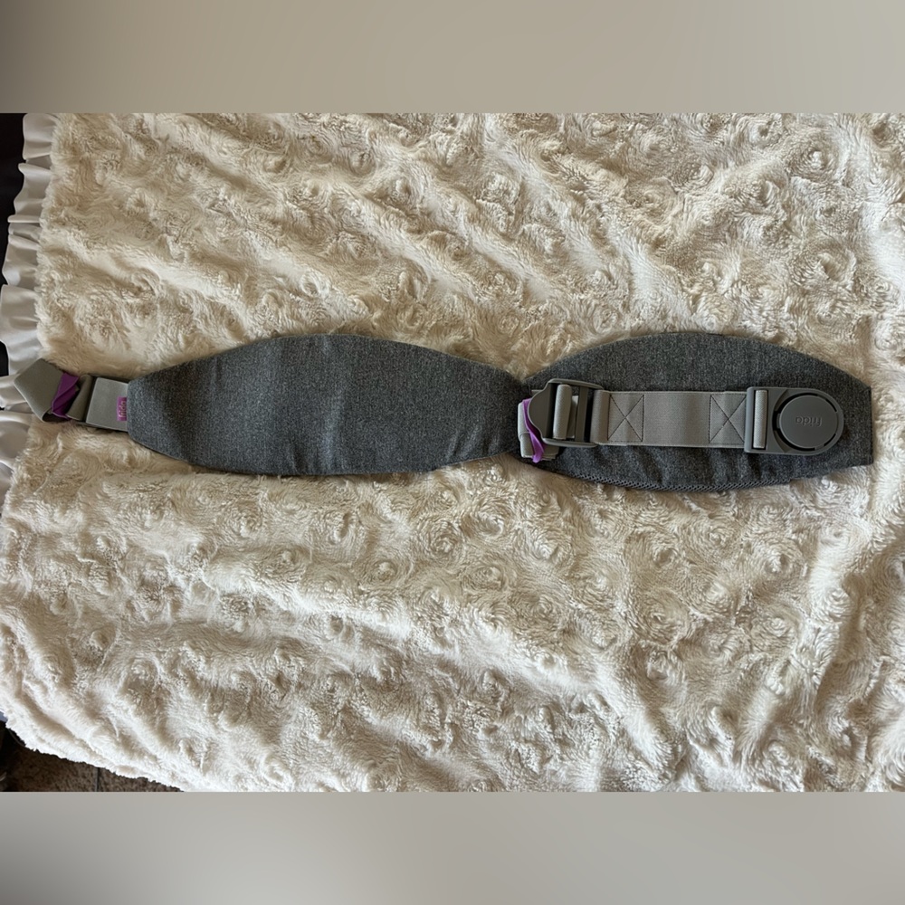 Frida C section postpartum recovery band with cold and hot packs Gray